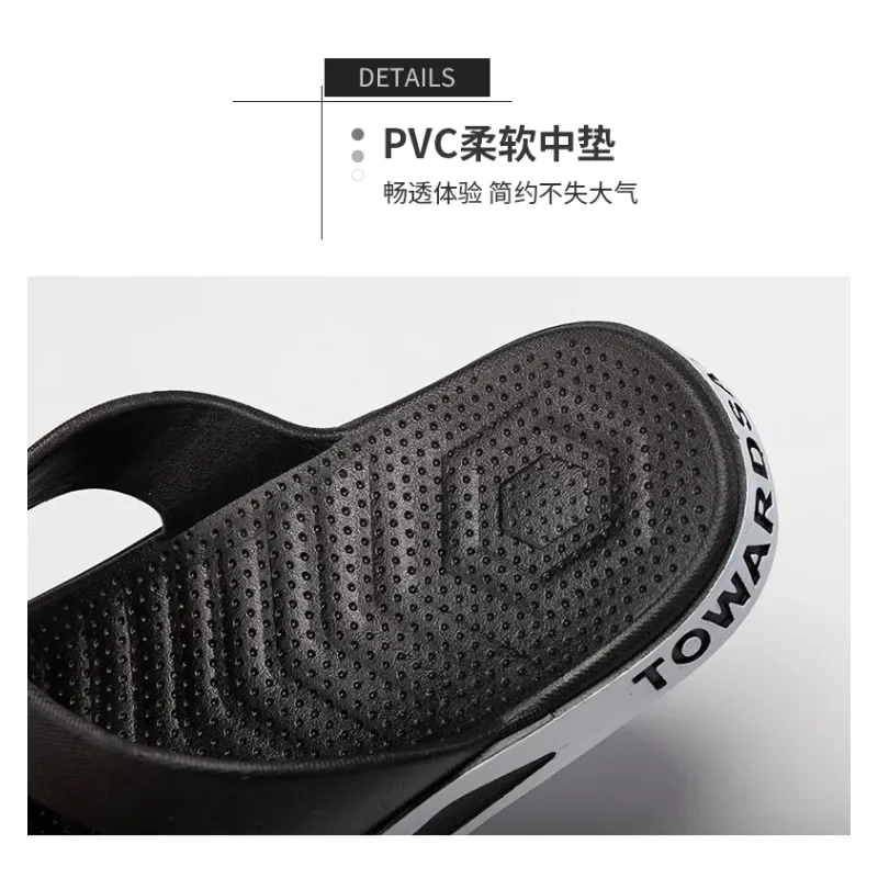 Slippers for men all seasons indoor home bathing sandals nonslip outdoor summer beach slippers wearesistant soft bottom slippers