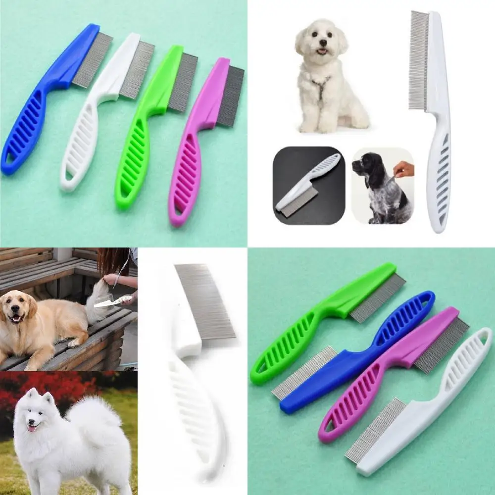 

Новый эффективный и нежный инструмент для ухода за домашними животными из нержавеющей стали: улучшите ощущение пушистого друга и счастье с легкой блохой,