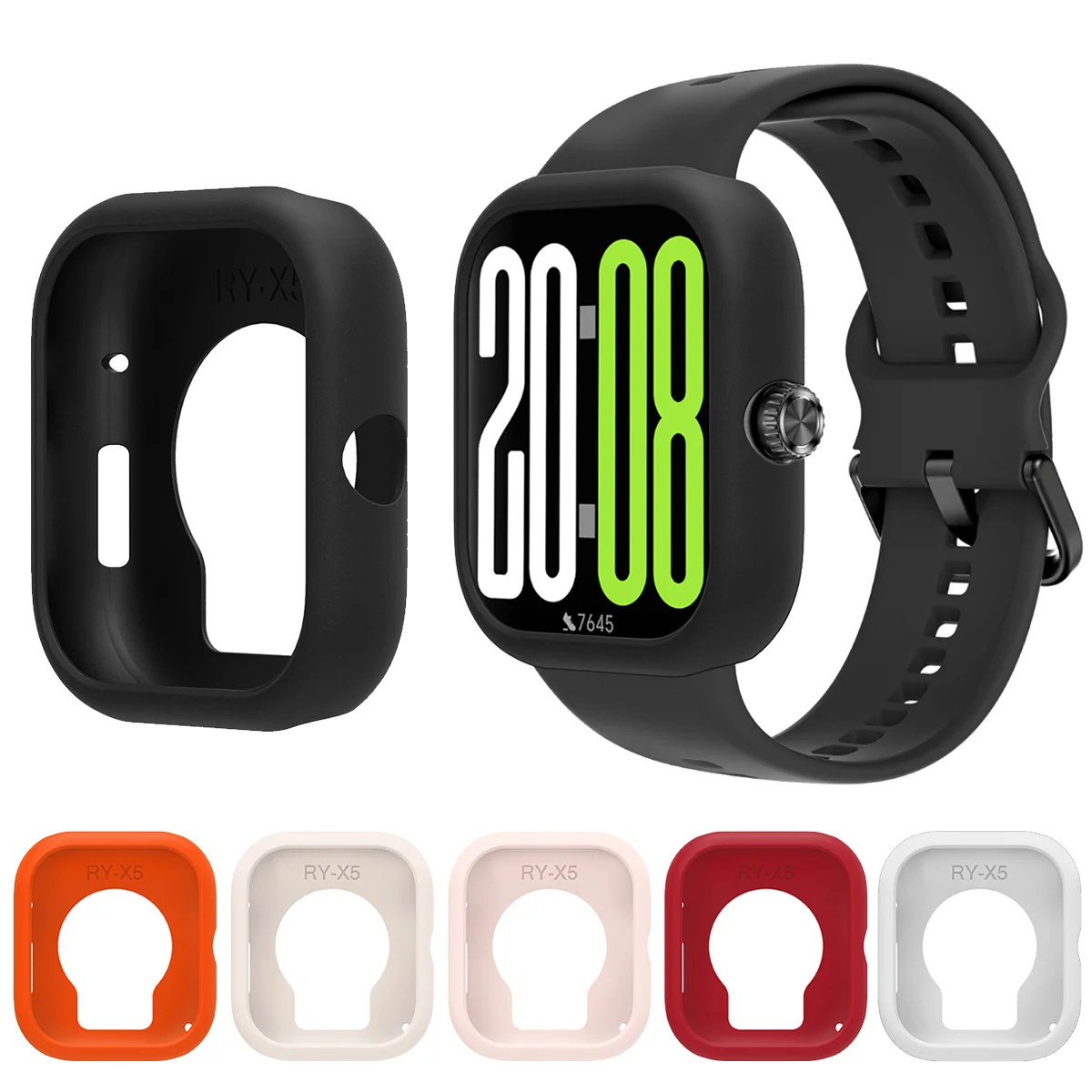 Силиконовый чехол для часов For Honor Watch X5, сменная рамка для смарт-часов, ремешок для часов, защитный чехол из ТПУ, устойчивый к падениям