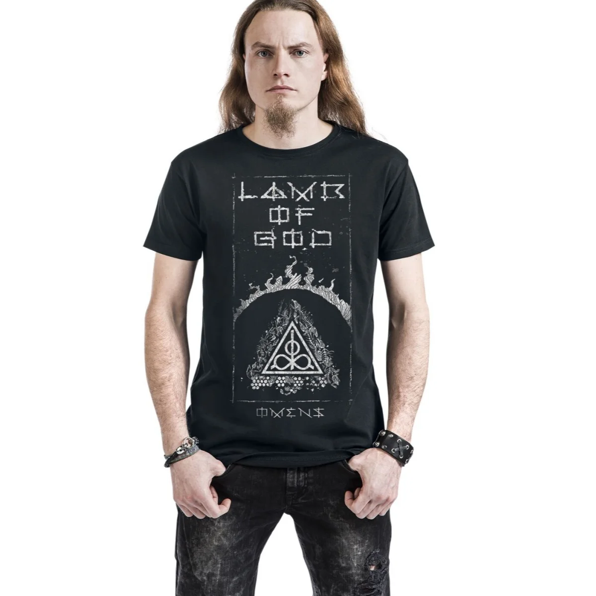 Lamb of God Grafik-Baumwoll-T-Shirt, Unisex, Sommer, kurzärmelig, modisches Marken-T-Shirt, luxuriöses, lässiges Vintage-T-Shirt – Detail 6