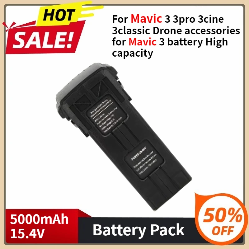 

For Mavic 3 3pro 3cine 3classic Drone Accessories Brand for Mavic 3 Battery High Capacity 5000mAh 15.4V