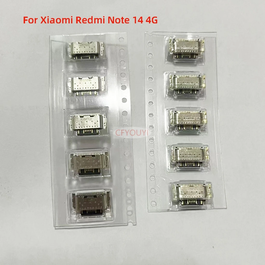

10PCS USB Charging Port For Xiaomi Redmi Note 14 Pro 14Pro 4G 5G Dock Charger Connector Replacement Parts