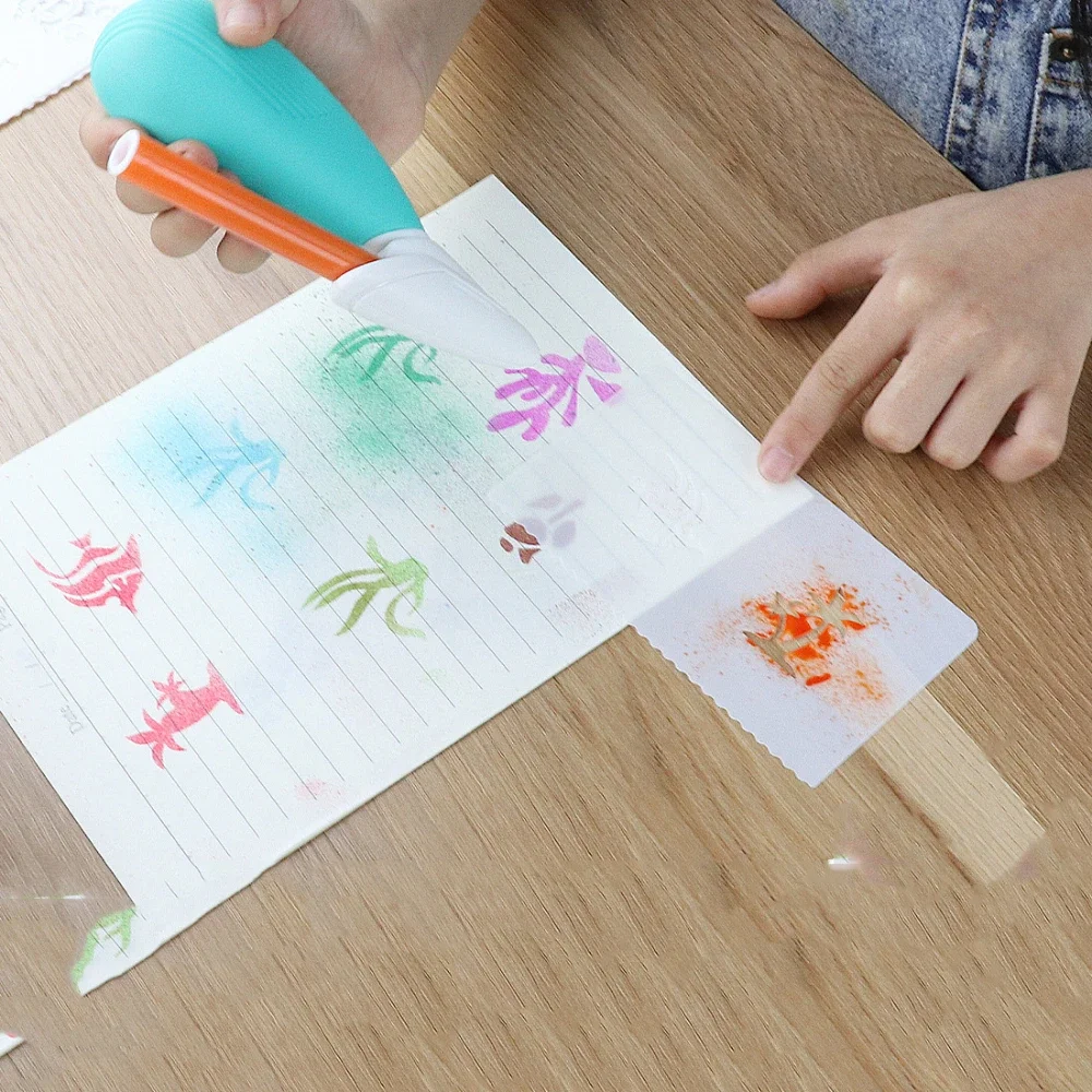 Airbrush Watercolor Pen Strokes and Inkjet Eco-friendly Pigments Are Easy To Clean and Paint Graffiti Children's Gift