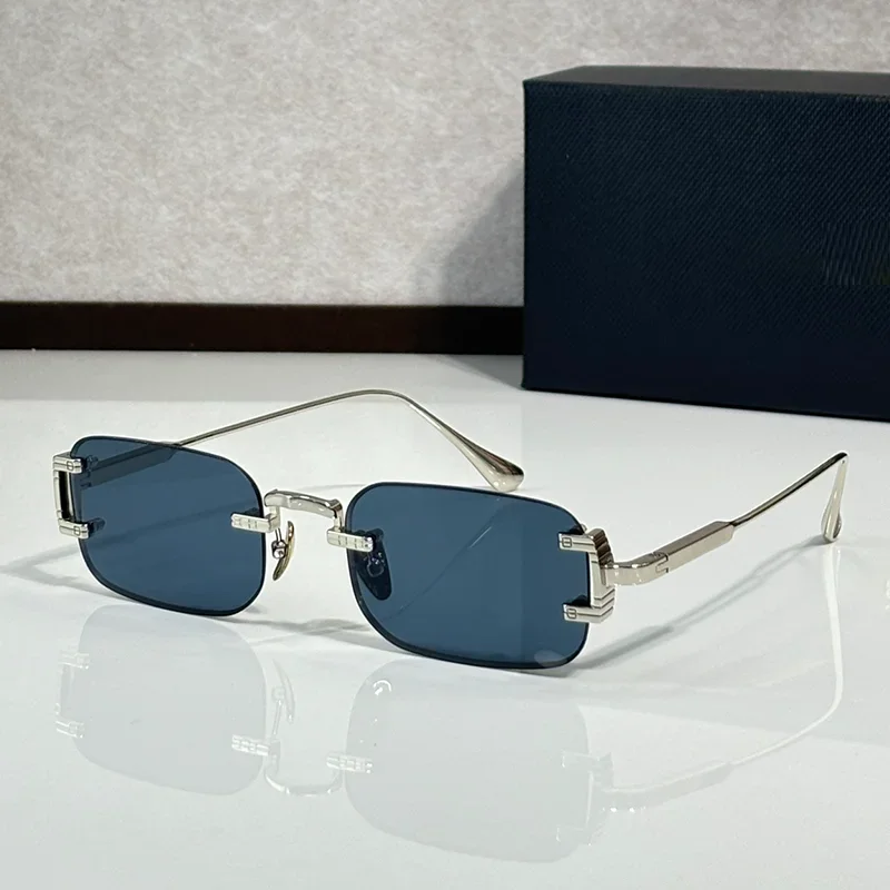 

Солнцезащитные очки RIJHONP INS Fashion Sliver Boundless для женщин, 2025, модные классические безободковые очки из сплава для уличной моды