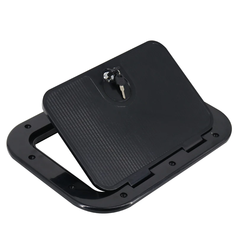Marine Boat Access Hatch Cover - Round, Screw Out Deck Inspection Plate, Anti-aging, 248 X 378mm