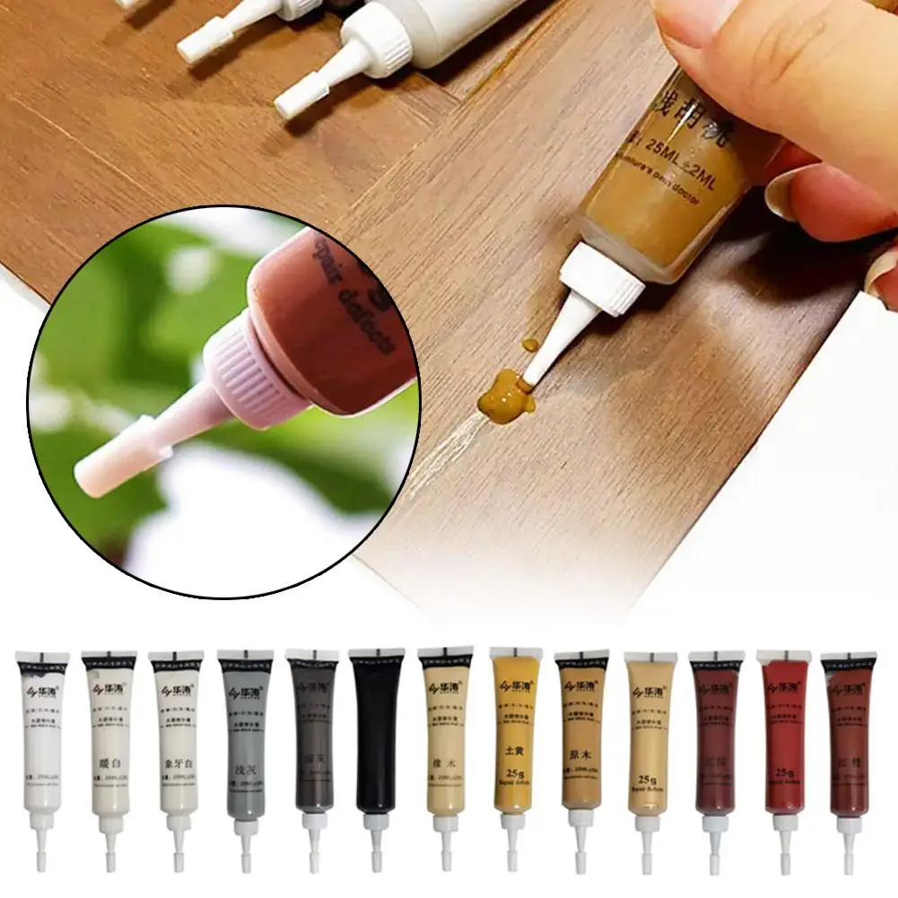 Wooden Furniture Refinishing Paint Multicolor Furniture Scratch Repair Agent Resins emulsifiers toners DIY Mending Tool