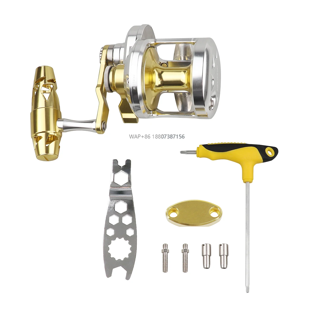 

Factory Price 8+1BB Trolling & Jigging Salt Water Fishing Reel 5.7:1 Gear Ratio Bait Casting Level Winder for Stream Fishing