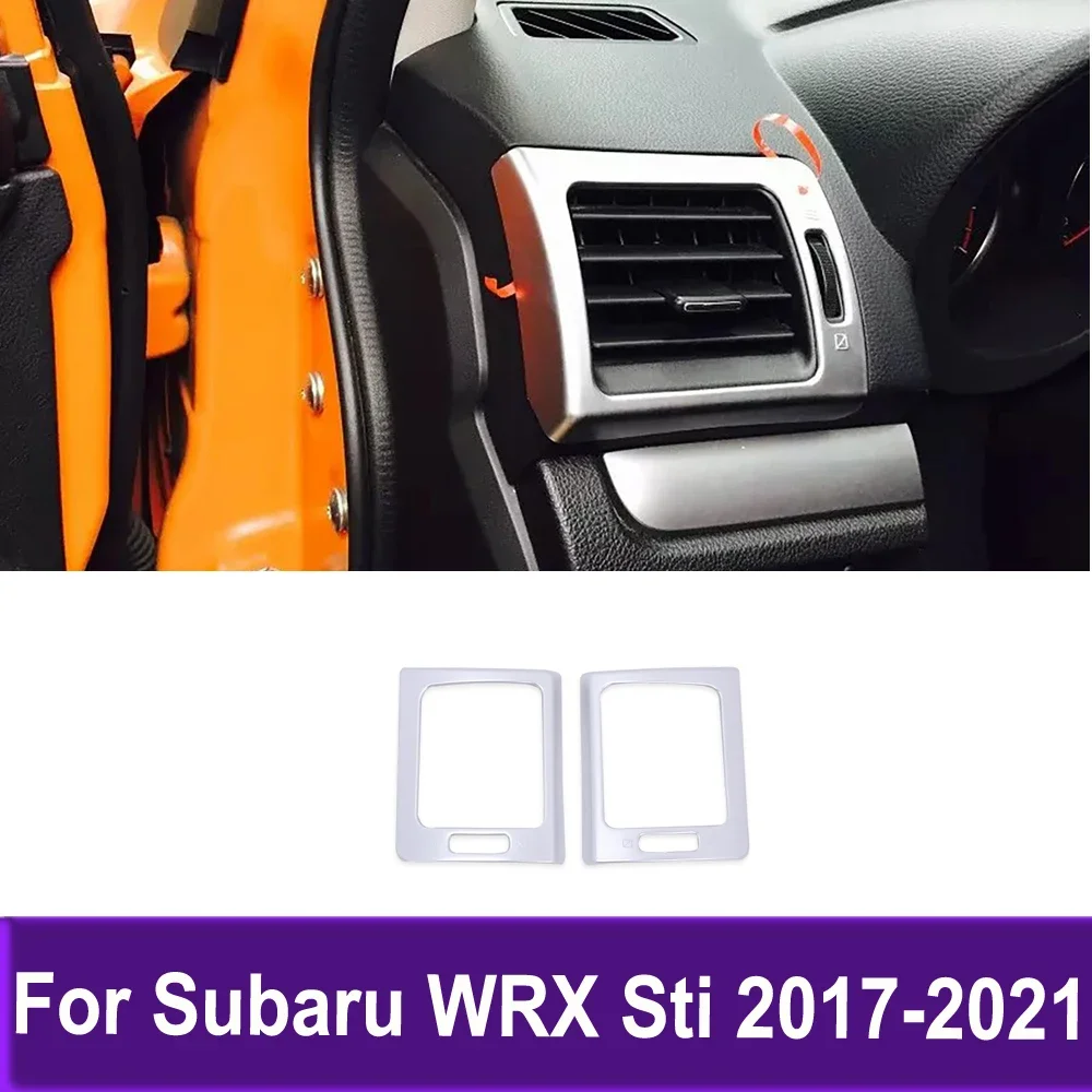 

Автомобильные аксессуары для Subaru WRX Sti 2017-2019 2020 2021, внутренняя передняя боковая наклейка на выходе кондиционера