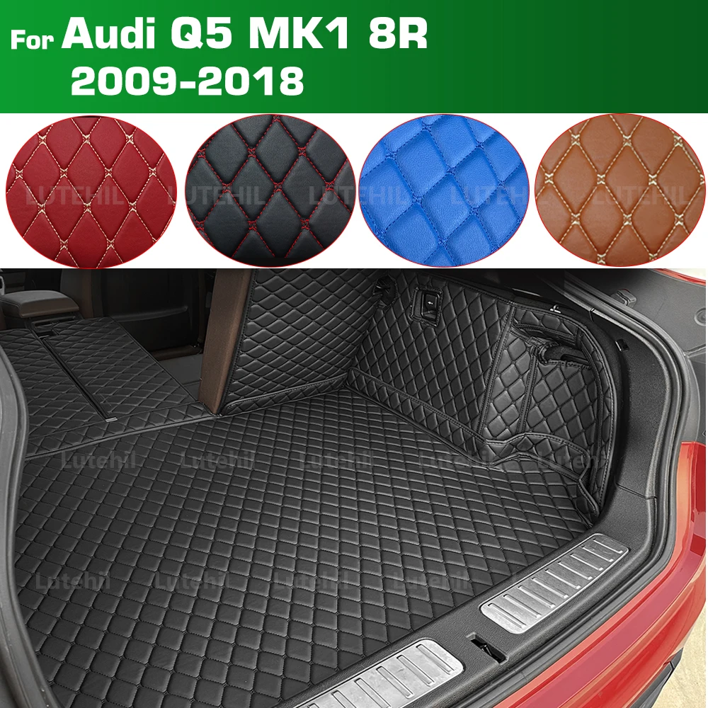 

Для Audi Q5 MK1 8R 2009-2018 17 16 15 14 13 12 11 10 Автоматический коврик для багажника с полным покрытием Автомобильный грузовой вкладыш Аксессуары для интерьера