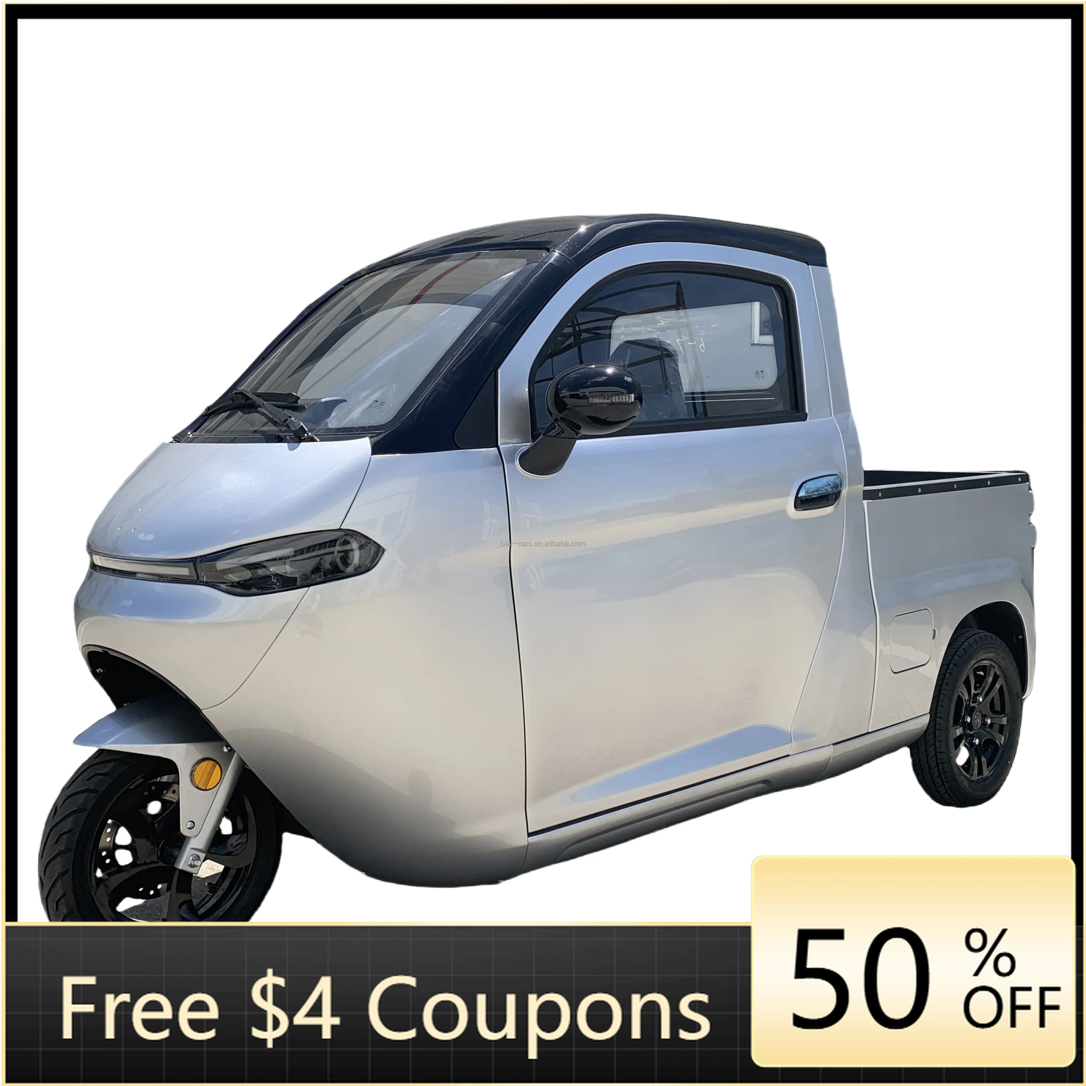 WB  Unlicensed electric cargo truck EEC L2E mini truck with rear camera