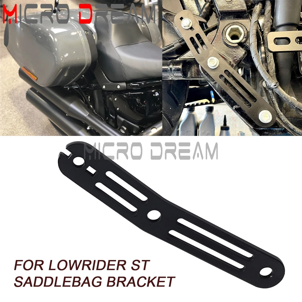 

For Harley Softail Low Rider ST FXLRST Sport Glide FLSB Heritage FLHC Saddlebag Brackets Sadle Bag Support Holder Accessory 18-