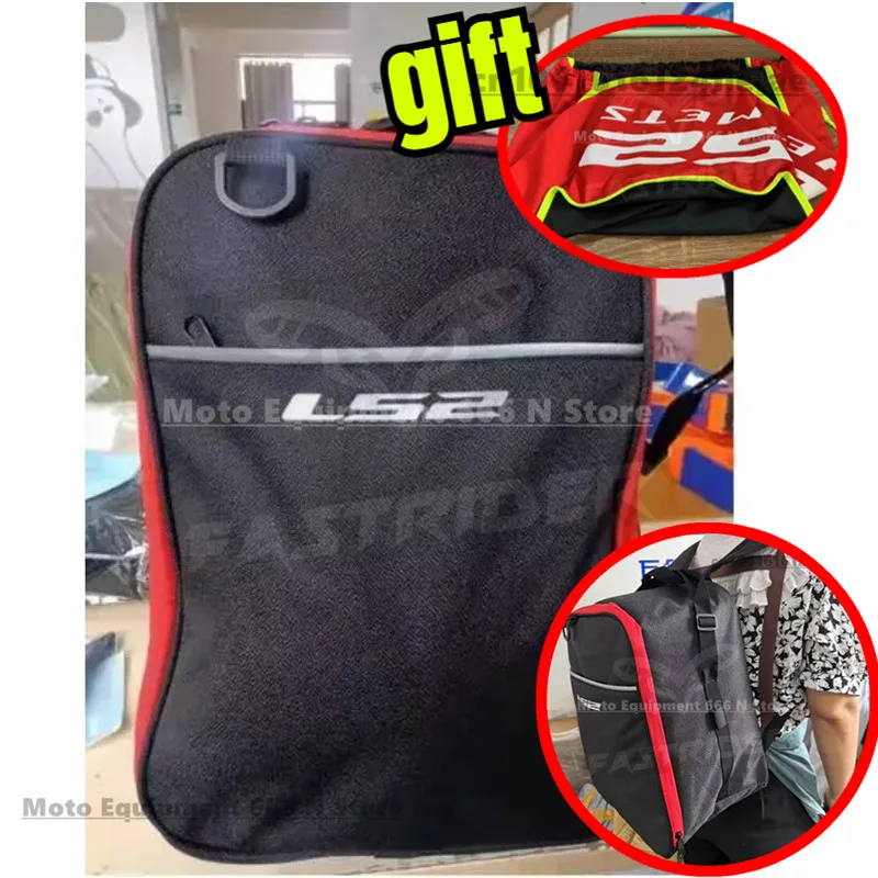 

LS2 Helmet backpack for ff906 ff900 MX436 MX701 OF616 OF562 Helmet,Original Motorcycle Anti fall Luggage Bag Moto Accessories
