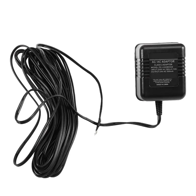 

AS95-24V 500Ma Doorbell Transformer, Reliable AC Power Adapter For Ring Doorbell & Thermostat With 8M (315") Cord EU Plug