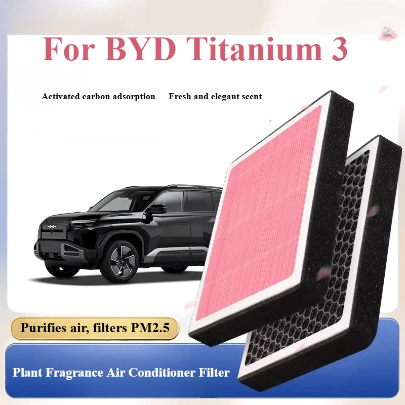 

For BYD Titanium 3 Car AC/Cabin Filter Scented Activated Carbon Plant Fragrance Air Conditioner Filter