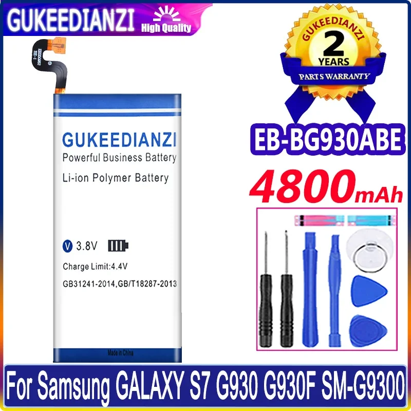 

Аккумулятор GUKEEDIANZI 4800 мАч EB-BG930ABE для Samsung GALAXY S7 G9300 SM-G9300 G930L G930 G930F G930A G9308 G9309 G930FD G930W8