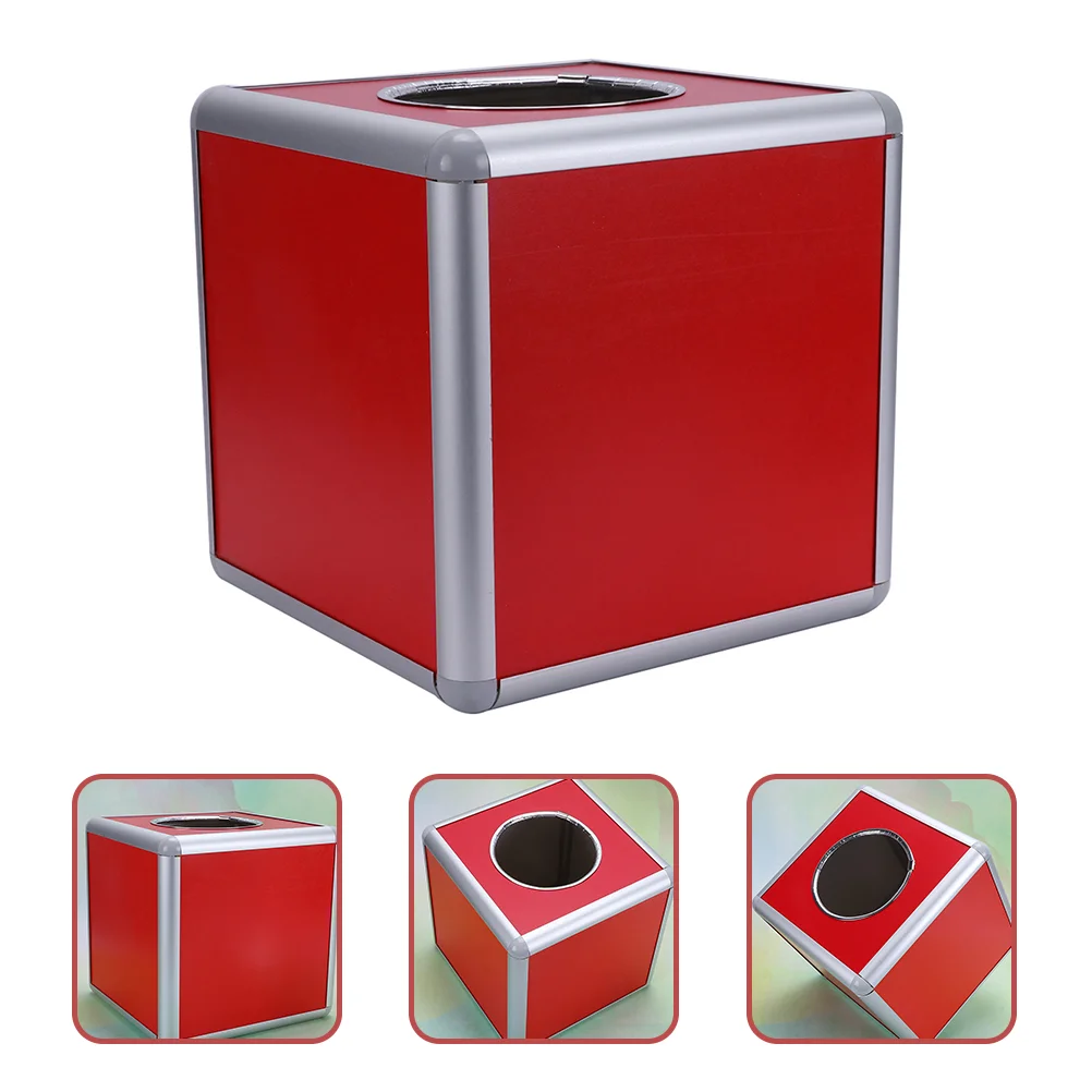 

Raffle Supply Lottery Box Tickets Containers for Organizing Mail Aluminum Alloy