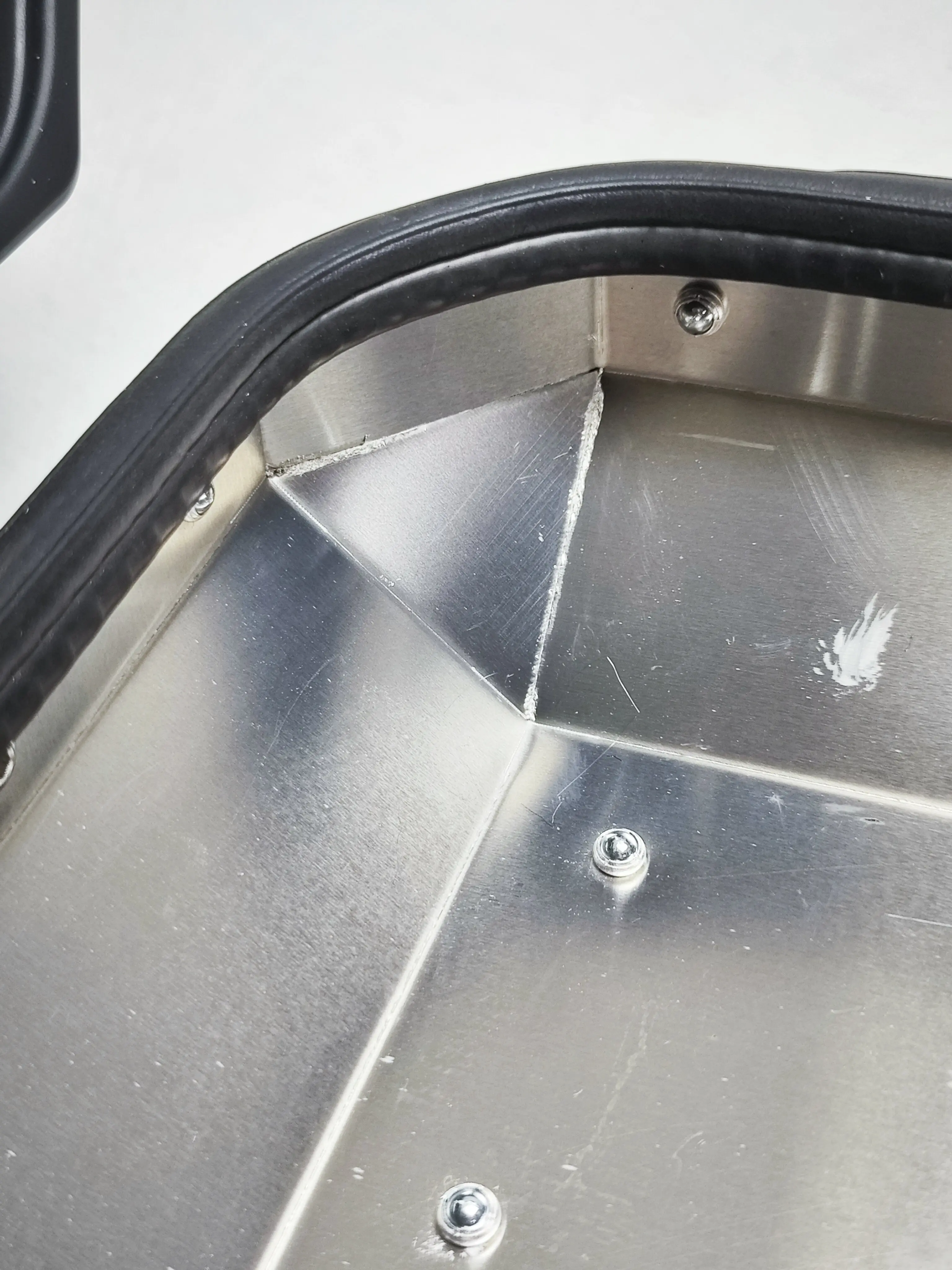 Motorcycle Top Case Aluminum Trunk Tail Box with Security Lock 45L