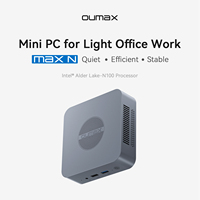 OUMAX MAX N95/N100 Mini PC Intel DDR4 3200MHz 8GB 16GB 500GB SSD 1000M LAN WIFI BT 5.0 Destop Office Gaming Computer VS N5095
