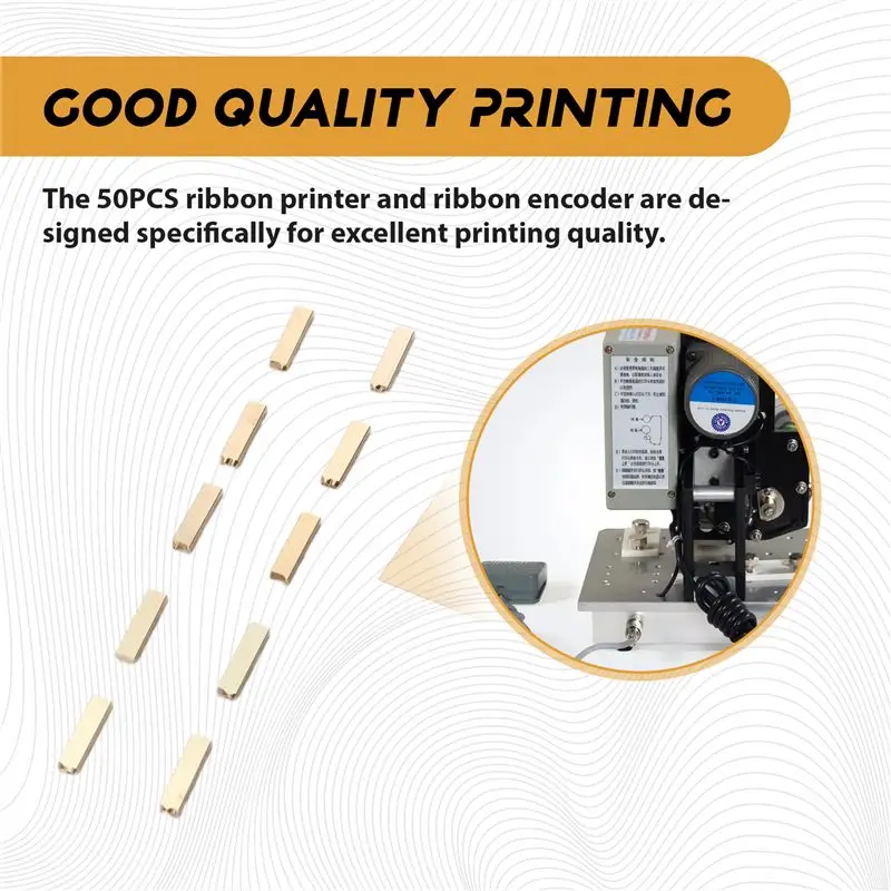 50PCS Ribbon Printer Print Ribbon Coding Machine Word Grain For Manual Stamp Ribbon Code Printer Machine HP-241-A68E