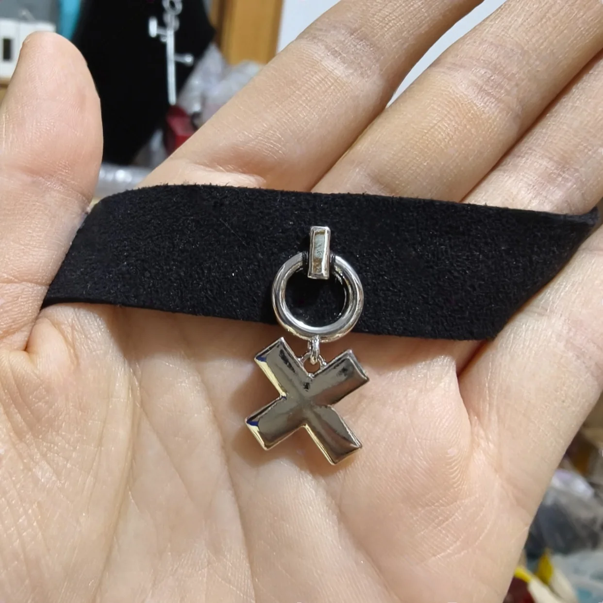 Hollow Special Operations Section 6 Asaba Harumasa Necklace Pendant Choker Necklace Ear Studs Fashion Jewelry Cosplay Props