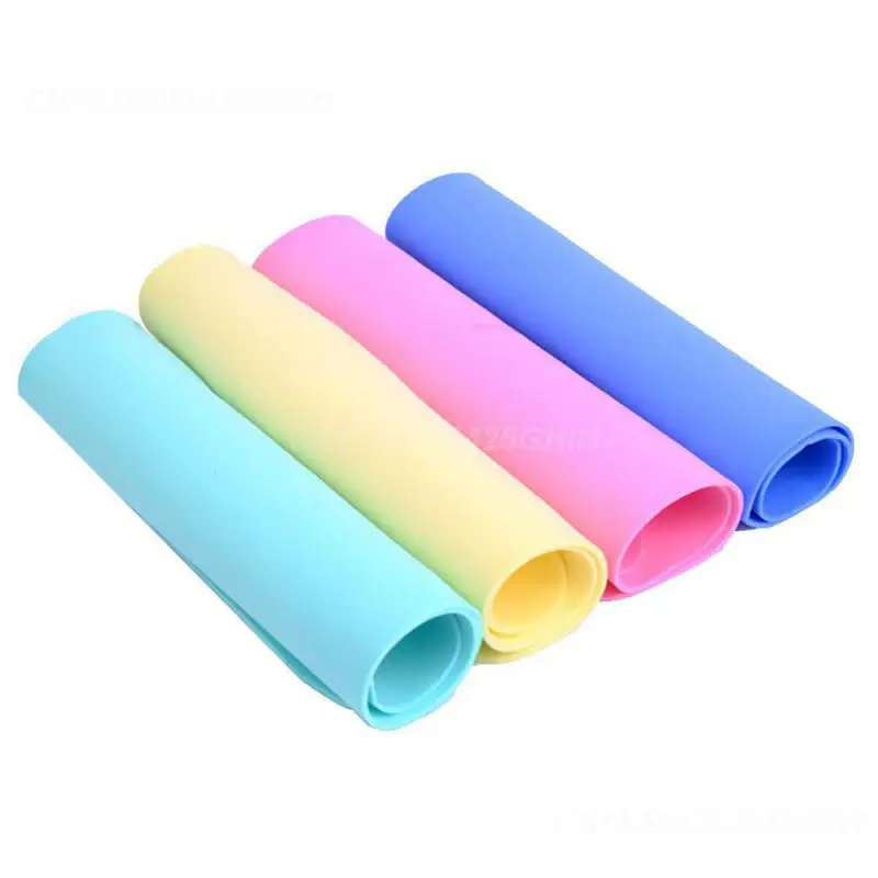 30*20cm Color Random Function Deerskin Towel Car Wash Wipe Towel PVA Synthetic Deerskin Towel Household Cleaning Cloths Dropship