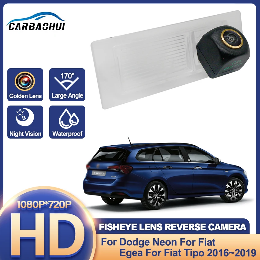 HD Night Vision Backup Rear View camera For Dodge Neon For Fiat Egea For Fiat Tipo 2016 2017 2018 2019 CCD license plate Camera