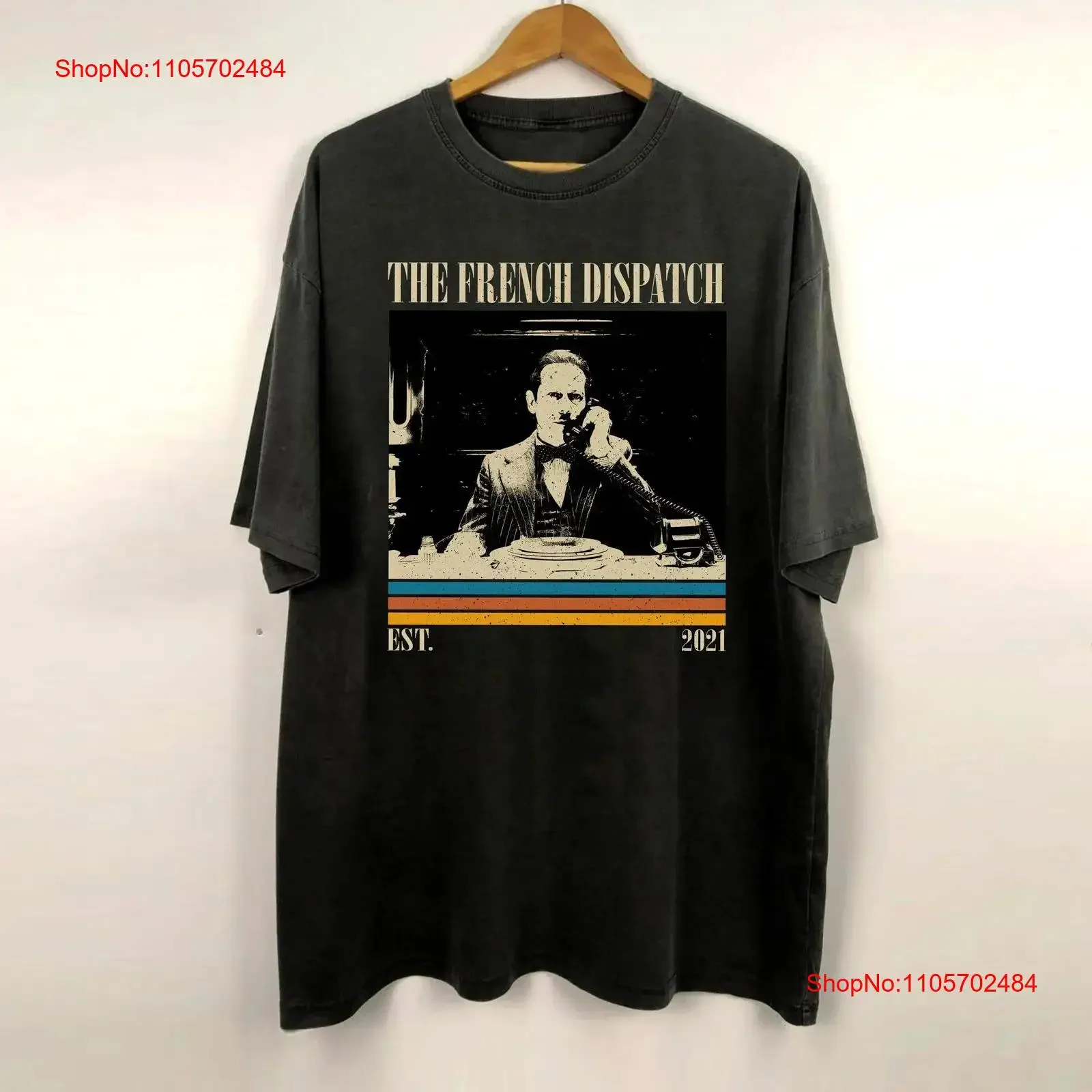 The French Dispatch T Shirt Wes Anderson Movie Vintage Retro Classic s for him Christmas vintage Washed homme designer clothes