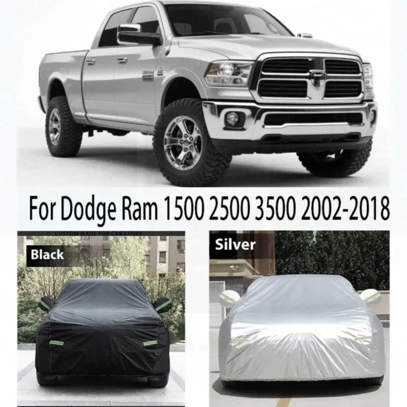 

For Full Car Cover for Dodge Ram 1500 2500 3500 Anti UV Waterproof Sun Shade Snow Rain Protection Dustproof Car Covers