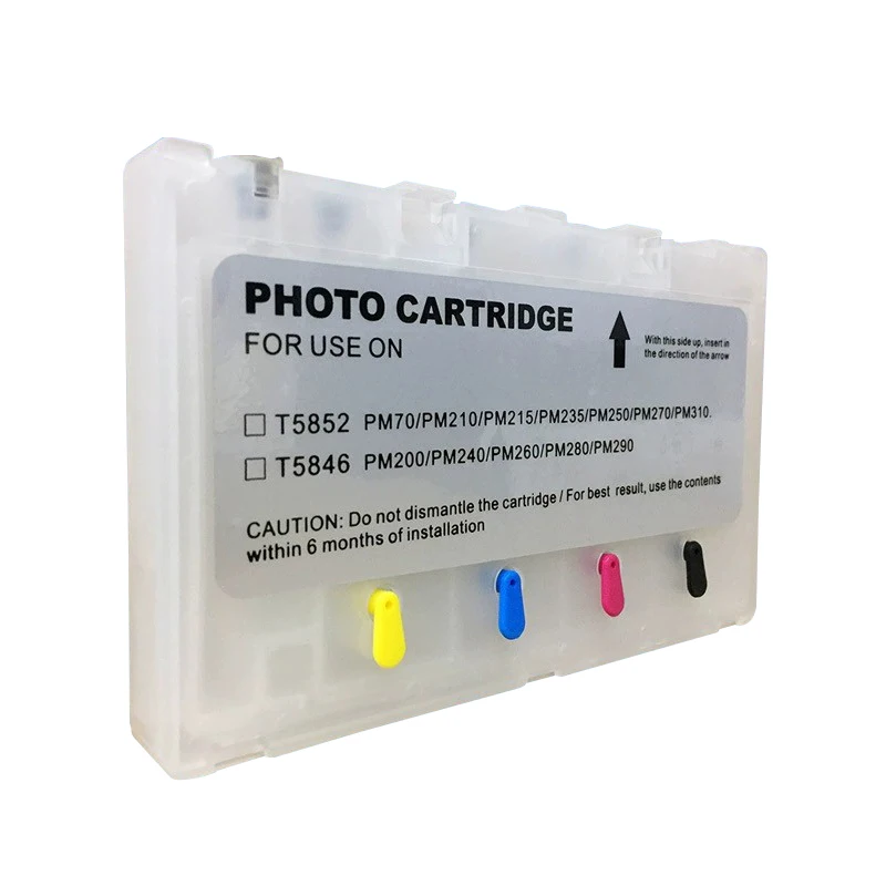 T5846 E5846 T-5846 E-5846 Refillable Ink Cartridge ARC chip for Epson PictureMate PM200 PM240 PM260 PM280 PM290 PM225 PM300