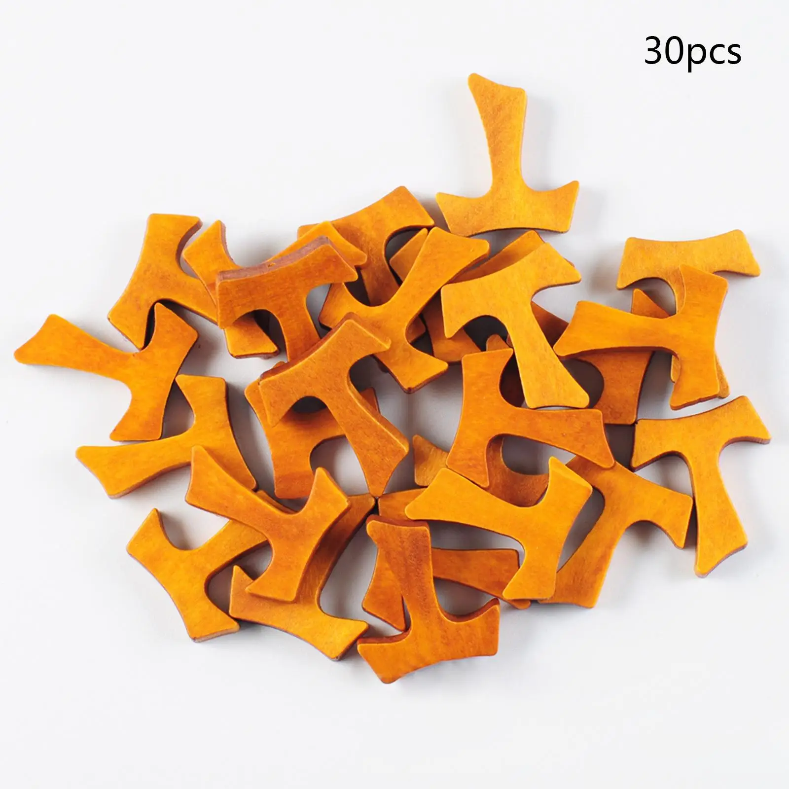 30Pcs Wooden Cross Charms Wood Wood Cross Pendants for DIY Necklace Bracelet Earring Crafts Projects Jewelry Findings Supplies