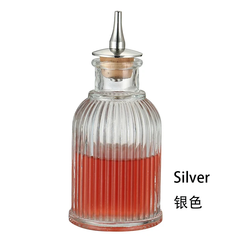 Vintage Cocktail Bitters Flasche mit Dasher Top Professionelles Barzubehör Bar Tool – Detail 4