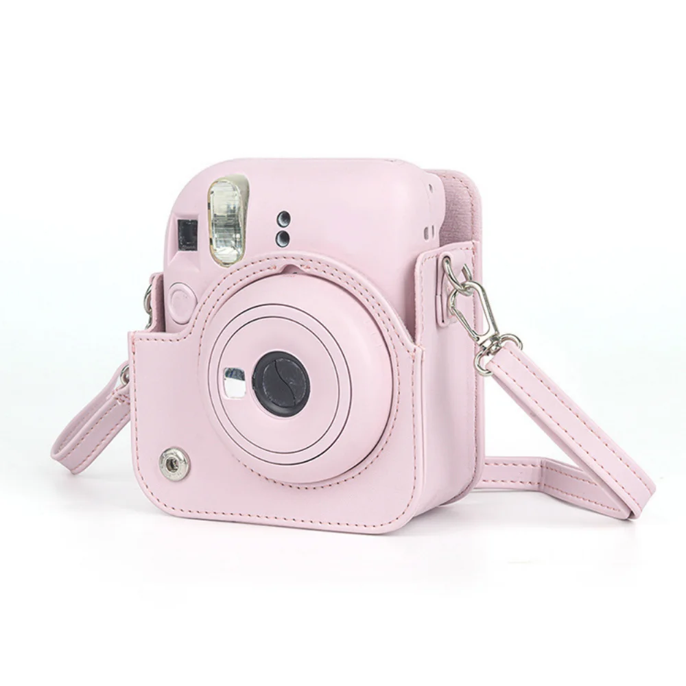 

New Camera Case For Instax Mini 12 PU Leather Soft Protective Case Trave Bag for Fujifilm Film Camera Bag with Shoulder Strap