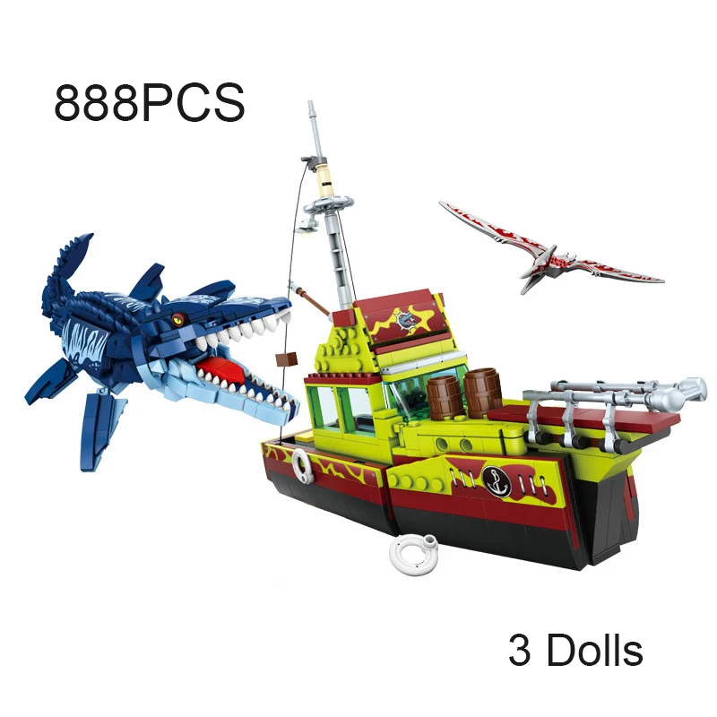 

Jurassic Dinosaurs World Animal Park Blocks Building Brick Dinosaur Figures City Dino Robot Dinosaurios Toys For Children Gifts