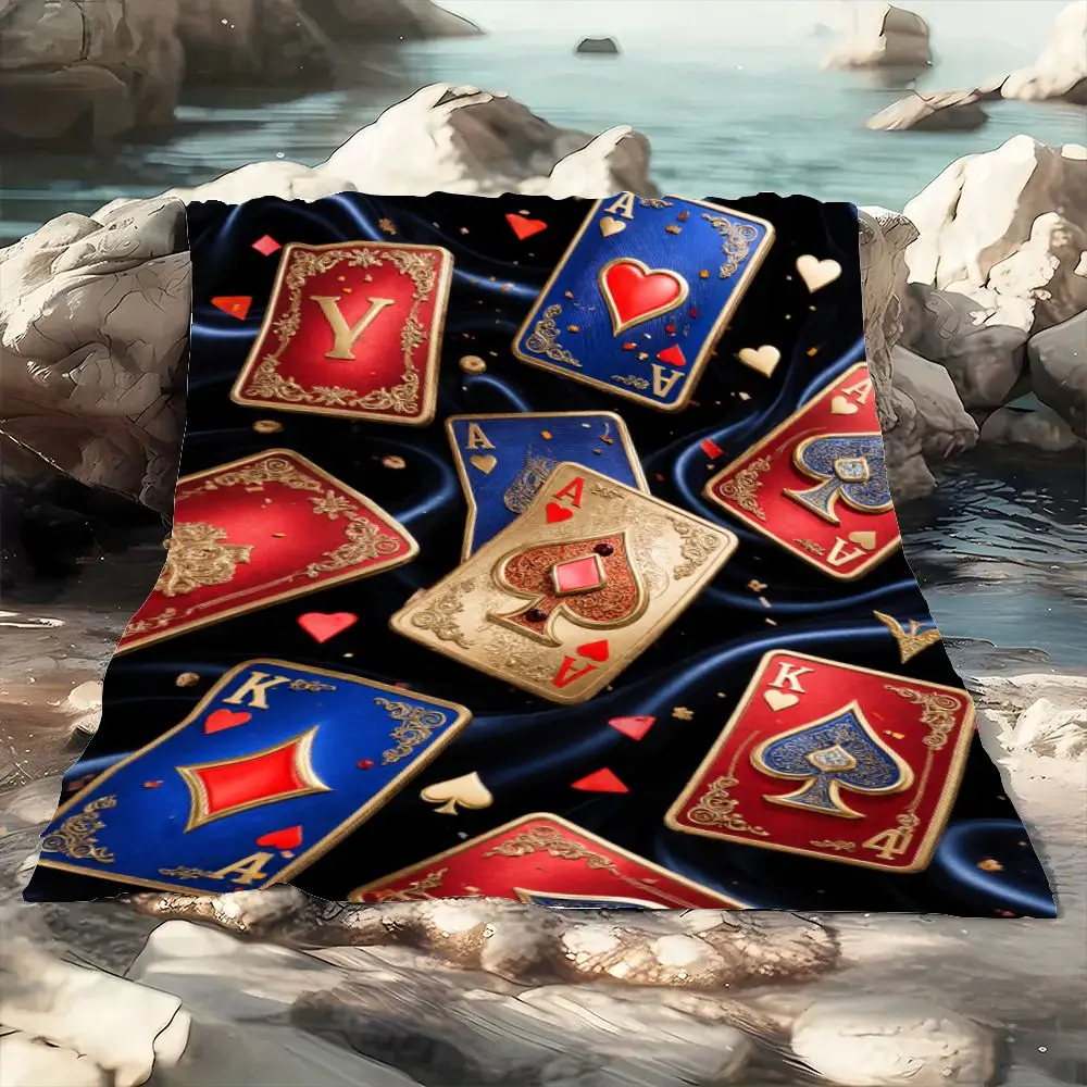 مجموعة أوراق اللعب المزخرفة الفاخرة - مجموعة أنيقة تتميز بآس القلوب وآس البستوني وملك الماس والجوكر المخصص #3