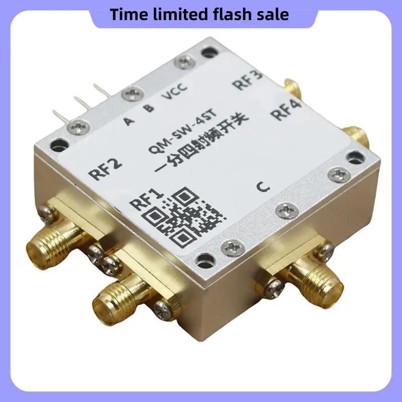 

A40T 0.1-6Ghz RF Switch SP4T RF Switch High Isolation 1/4 Microwave Electronic Switch RF Switch