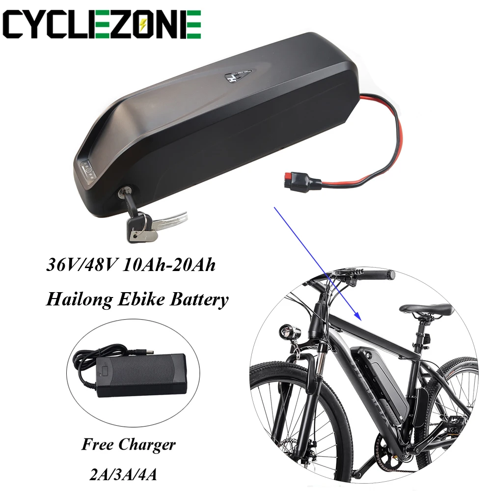 

Original 250w 350w 500w 750w 1000w bbs02 bbs03 motor Electric Bike Battery Hailong Shark 24v 36v 48v 52v E-bike battery