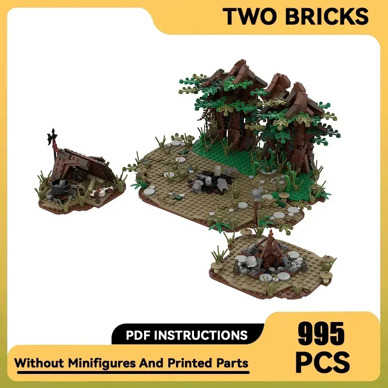 

Magical Rings Movie Model Moc Building Bricks Near Fangorn Technology Modular Blocks Gifts Christmas Toys DIY Sets Assembly