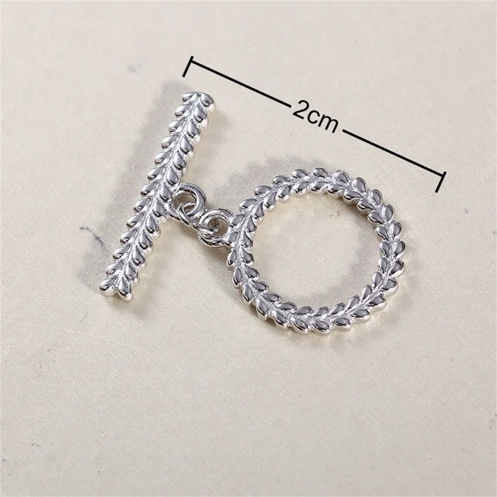 S925 Sterling Silver Jewelry Clasp for DIY Necklace Bracelet Jewelry Findings Connector Hook 925 Silver Clasps Crafting Supplies