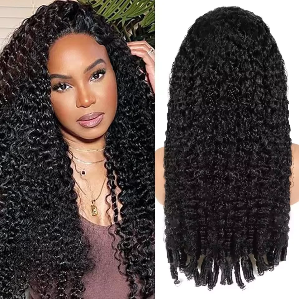 

13x6 HD Парики фронтальной части шнурка Бирманский вьющийся парик из человеческих волос для чернокожих женщин Необработанные 100% человеческие волосы 13x4 Парики фронта шнурка со спиральным концом