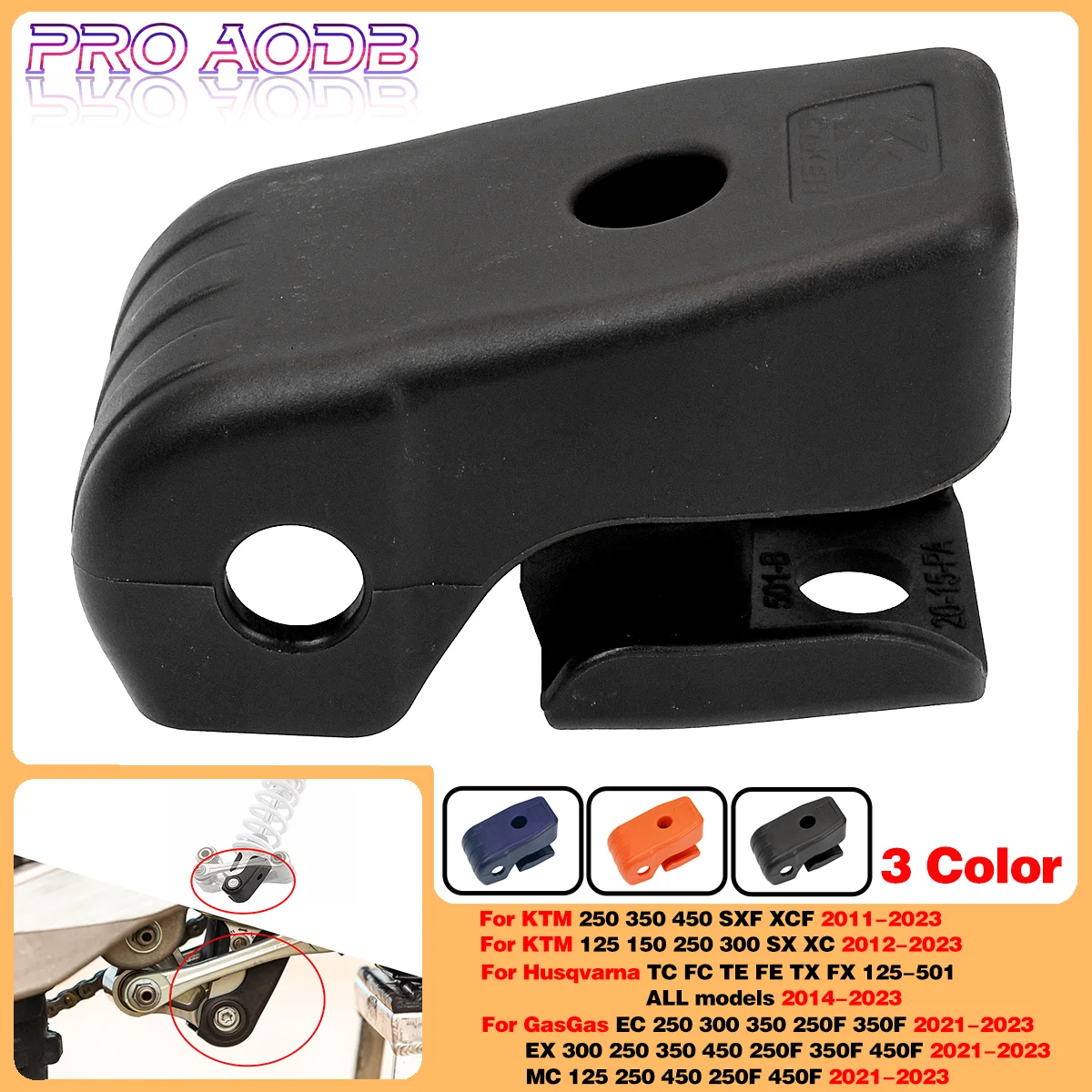 

Motorcycle Shock Linkage Absorber Protector Linkage Guard Cover For EC EX MC F 125 250 300 350 450CC Husqvarna TC FC TE FE TX FX