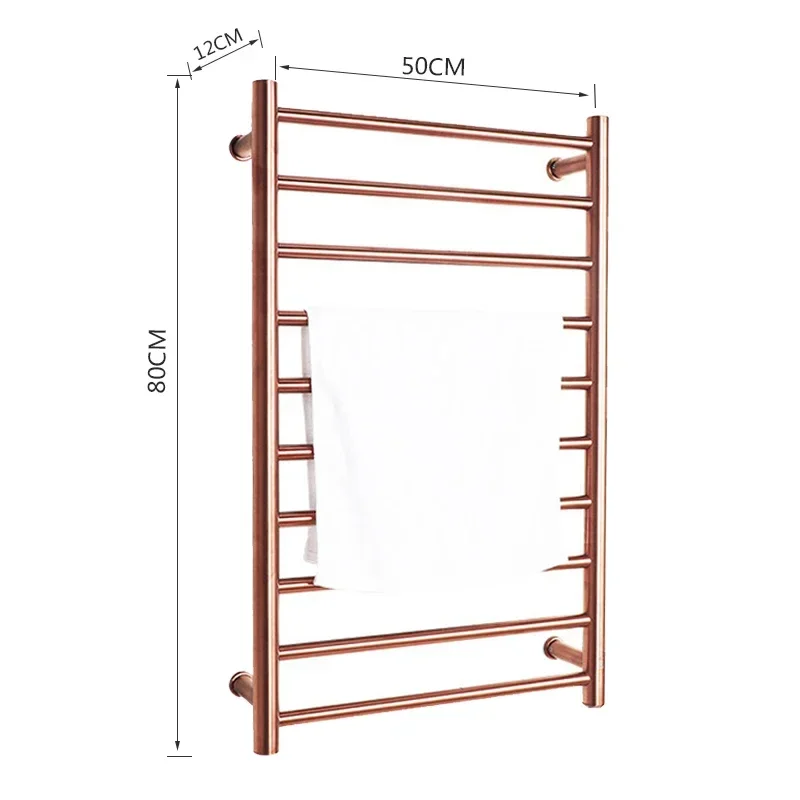 OXG Electric Bath Towel Rack Heating Electric Towel Holder Thermoster 80CM*50CM, Suitable For bathroom Heated Towel Rack