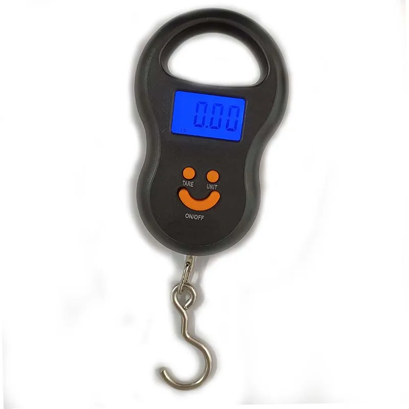 40kg/10g Mini Digital Scale for Fishing Luggage Travel Weighting Steelyard Hanging Electronic Hook Scale, Kitchen Weight Tool