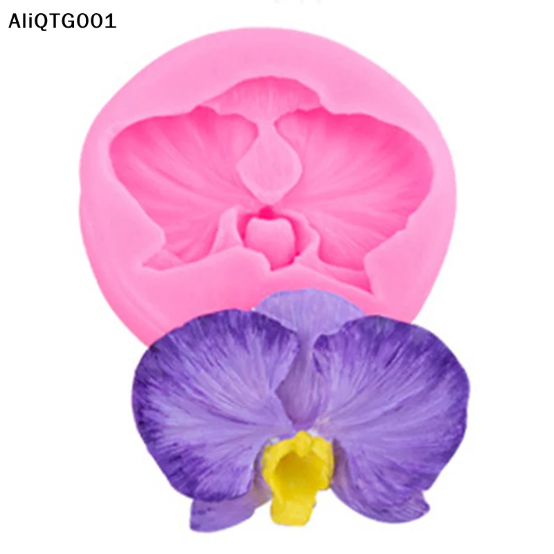 

Orchid Silicone Mold for Candy Clay Chocolate Fondant - DIY Cake Decorating Tool Cupcake Decorating Craft Mold