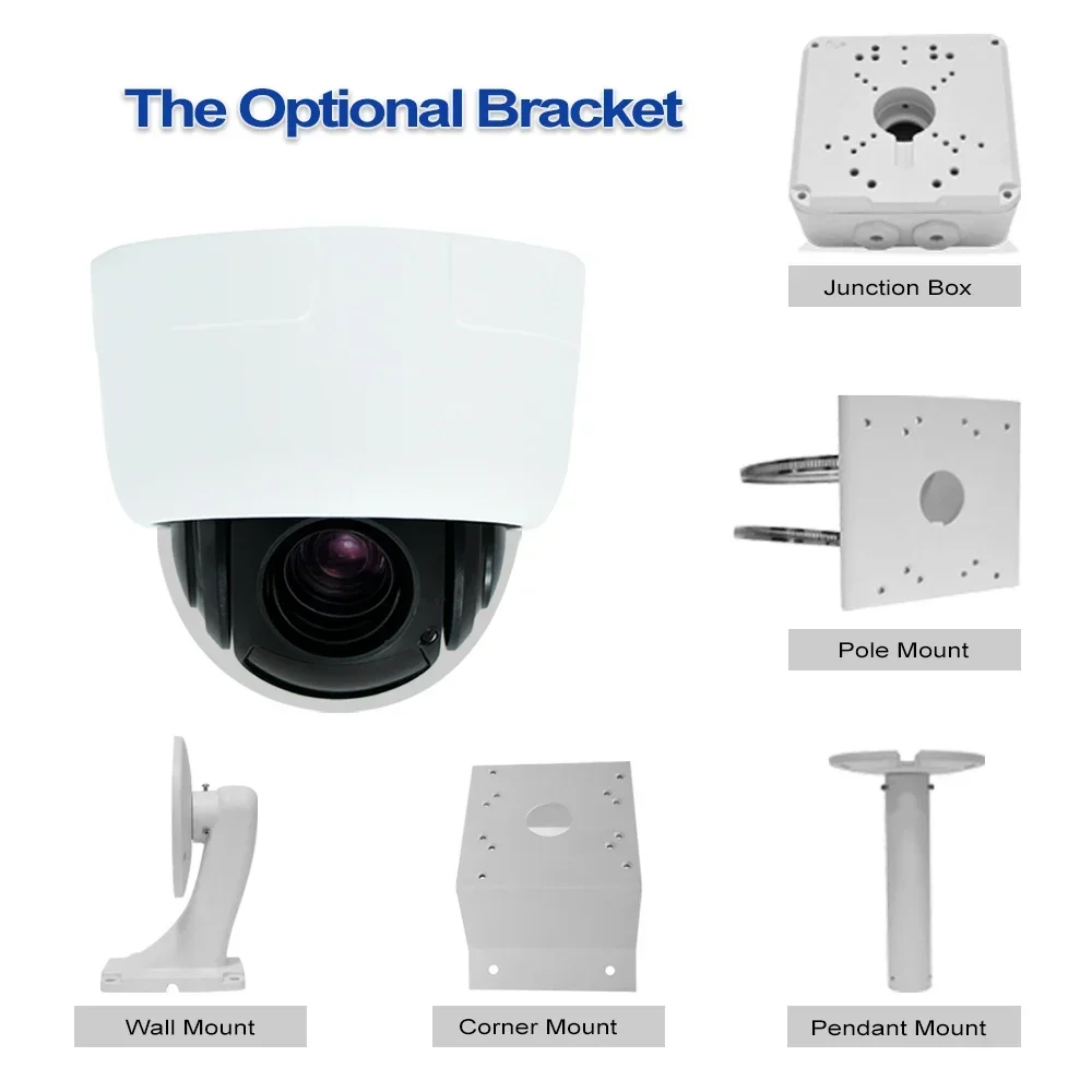 

Price Of Surveillance Cameras 360 Degree 18X 1080P Starlight Cctv Cameras Outdoor PTZ Camera H.265 DC 12V 2A Ce FCC Rohs CMOS