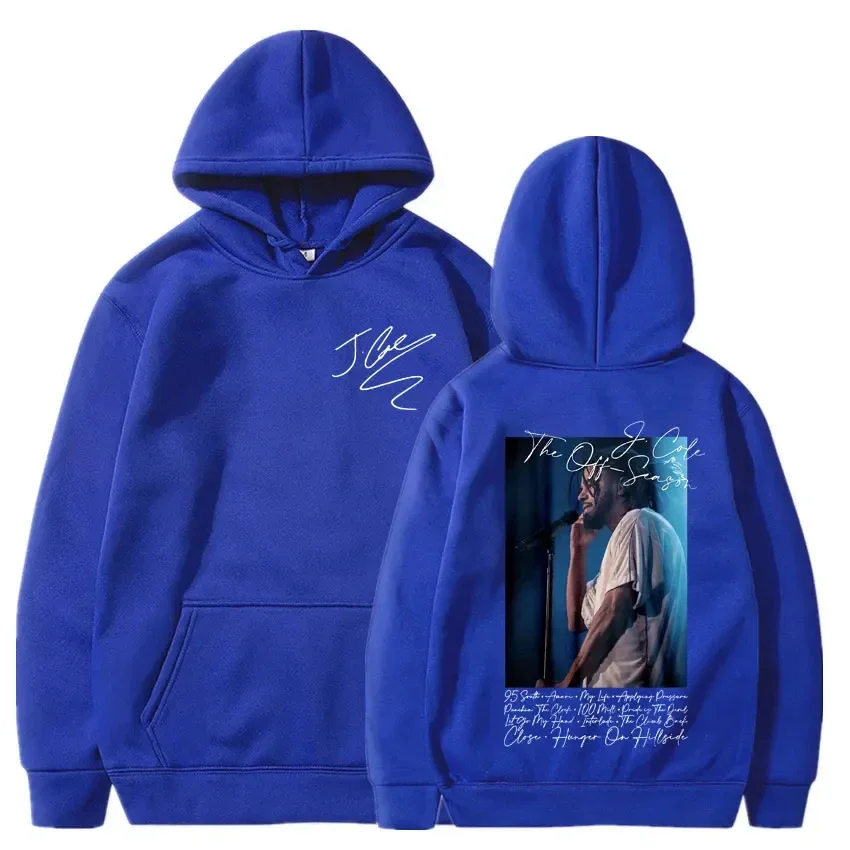 Sudaderas con capucha de gran tamaño estilo callejero Hip Hop para hombre y mujer, sudadera con estampado de álbum de música de rapero J Cole, Sudadera con capucha de algodón polar 2024