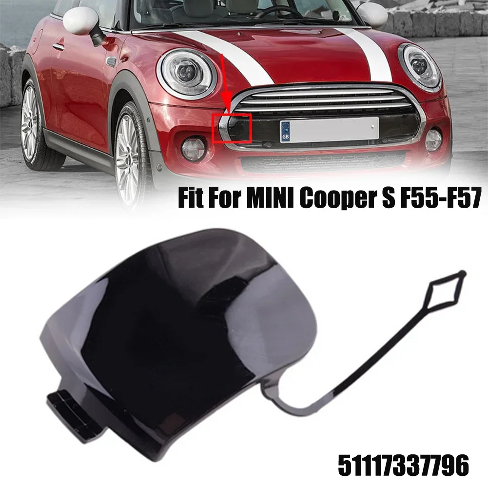 Bumper Tow Hook Eye Cap Cover Front Lower Side Towing Eye Flap 51117337796 For MINI For Cooper S F55 F56 F57 Car Accessories