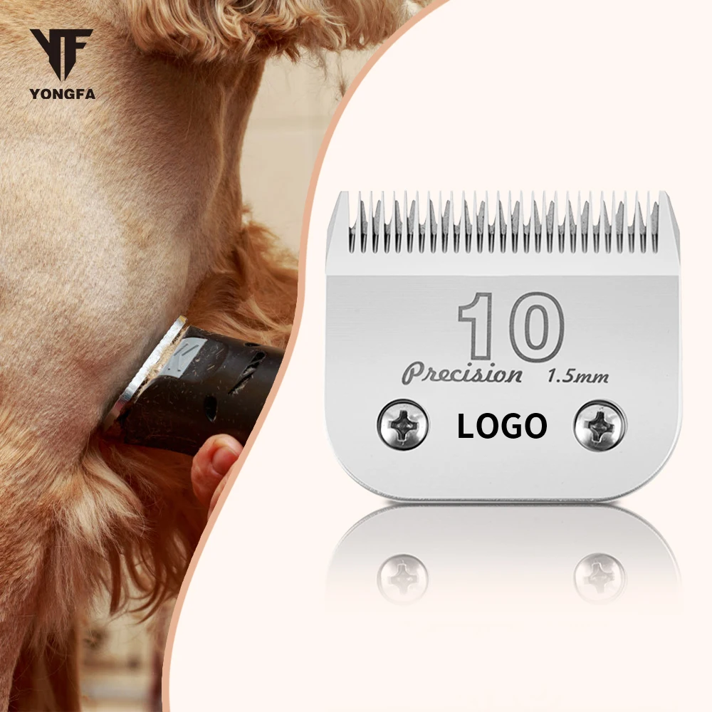 

STLF JW Professional Manufacture A5 Clipper Blades Pet Grooming Blades Detachable Stainless Steel Blade with Size 10#