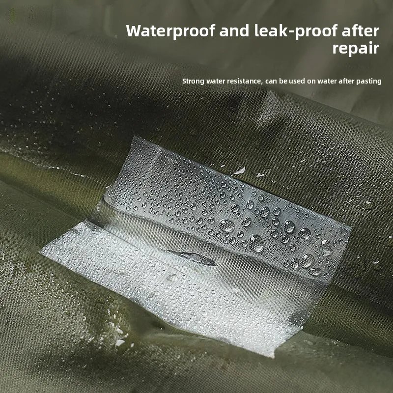 Repair Outdoor Tent Air Inflation Pad Repair Tape for Leaky Swimming Rings Leak Stopper for Raincoats Ransparent Waterproofpatch