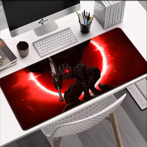 Berserk Mouse Pad Anime Large Mousepad XXL Desk Mat Office Accessories Gaming Mat Computer Table Setup Desktops Rug Mouse Carpet