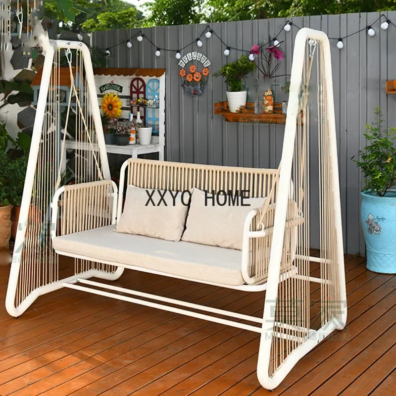 Minimalistic Rocking Hanging Chair Lazy Sofa Adults Outdoor Swing Hanging Chair Hammock Garden Garten Stuhl Chair Accessories